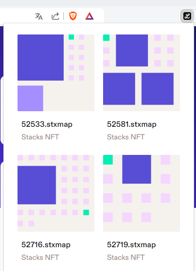 Stxmap_co's tweet photo. Amazing!!!
now @LeatherBTC displays all of your nfts.
#stxmap included!!! ๐๐ https://t.co/WPjvi9yqJm