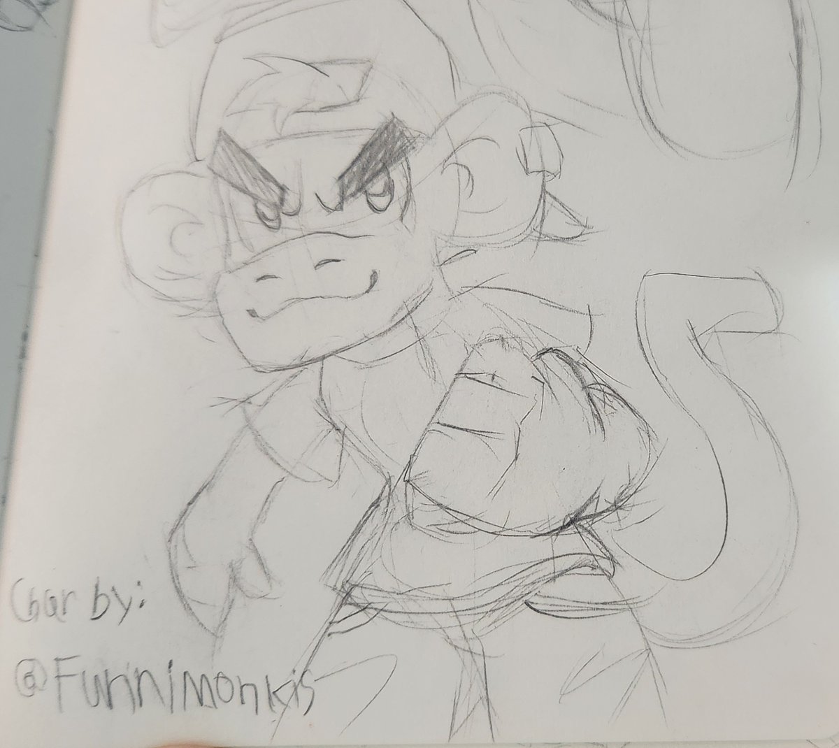 Little doodle I did of @FunnisMonkis character a while back. Go show em some love!