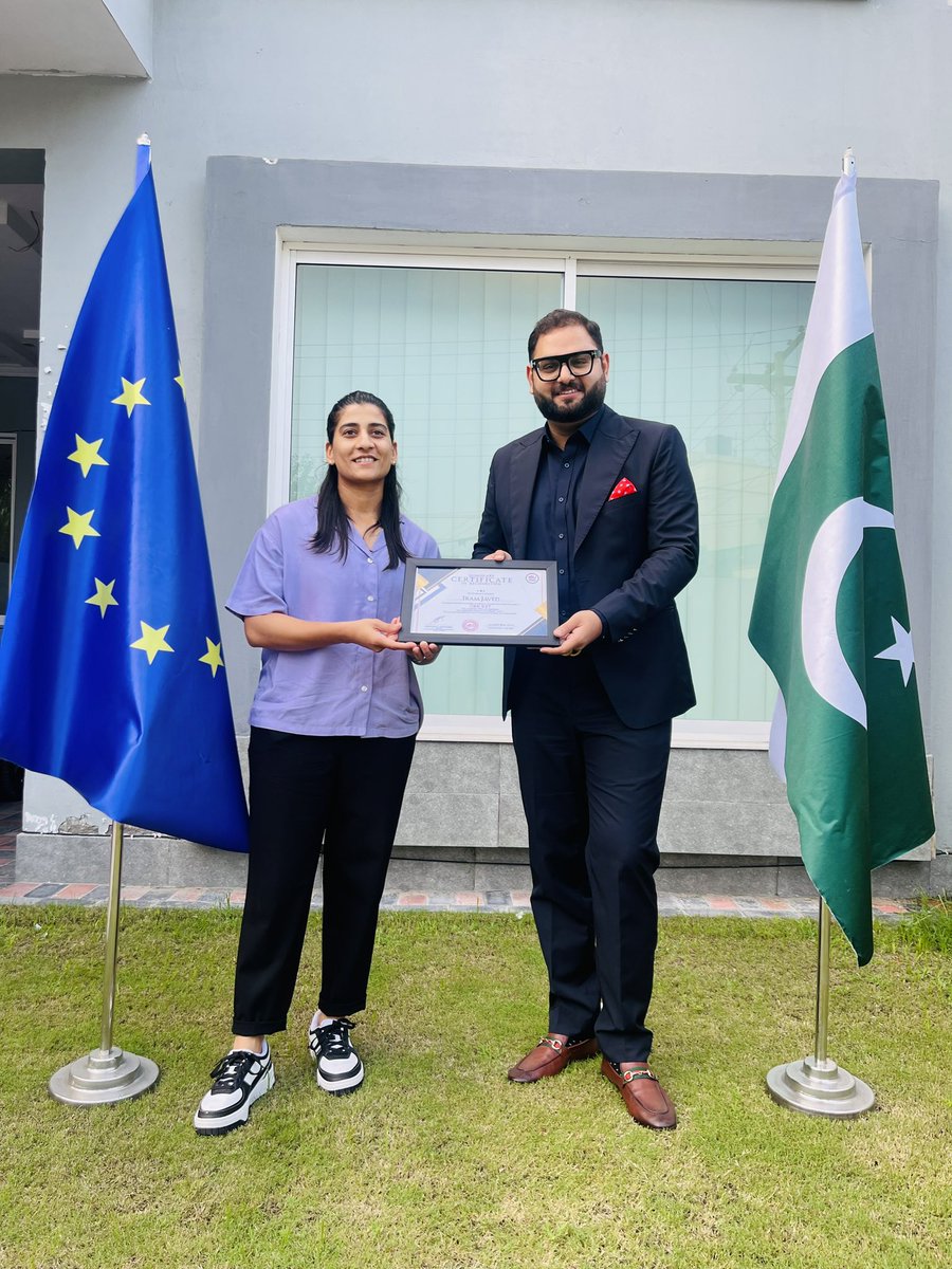 Thanks to “Kostenko Anastasha” Rector and “Mr.Shehroze” Vice Rector of International European University, Malta for Honouring me.🙌🏼 
International European University Malta.