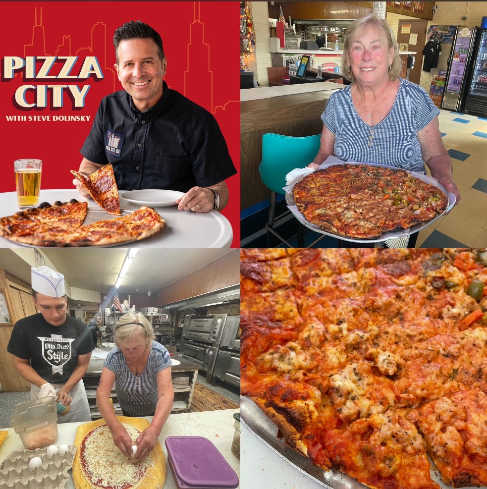 New show is up featuring Chicago’s thin crust matriarch, Rose Barraco George. @vito_and_nicks has been in business over 100 years, about 75 of those years it has served pizza. Hear the whole story on this week’s show: podcasts.apple.com/us/podcast/piz…
