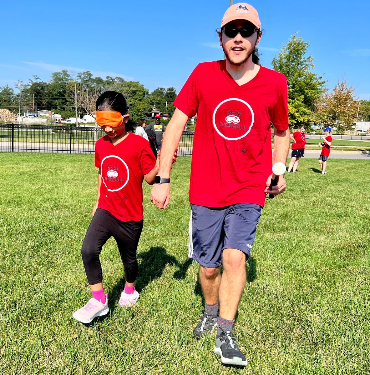 Alphapointe's tweet image. Beep Kickball Youth League:🔅Saturdays: 9/21, 9/28, 10/5, 10/12, 10/19🔅The League is for kids with vision loss or who are blind to build confidence through playing Beep Kickball. 🔅Register to Volunteer: bit.ly/3X92XSB 🔅Register to Play: bit.ly/46UD4JE