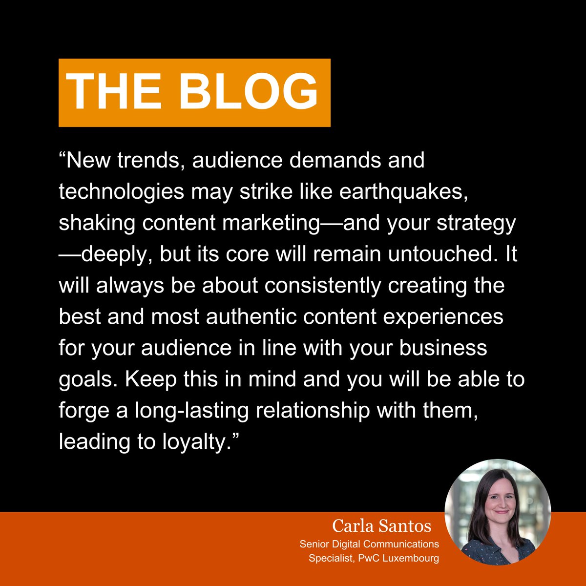 PwC_Luxembourg's tweet image. 📝 Ready to transform your content strategy?

Discover how to use content marketing to earn trust and foster lasting relationships with your audience by staying ahead of evolving trends. 

Read more in our #PwCBlog 👉 ow.ly/lr6L50TaQyt 

#contentmarketing #contentstrategy