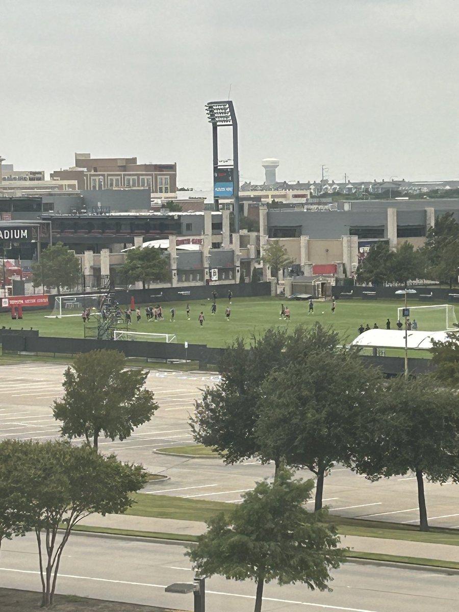 Judgmental_Jim's tweet image. Watching FC Dallas Practice #Spygate