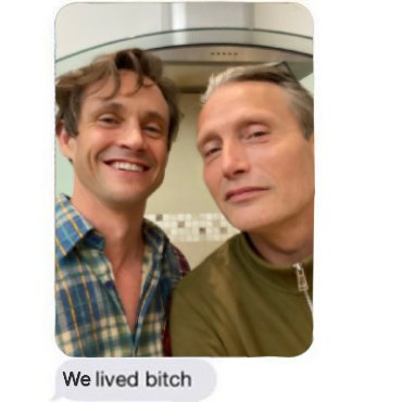 hdfrstsld's tweet photo. post fall hannigram texting jack crawford https://t.co/rBu4TmHgax