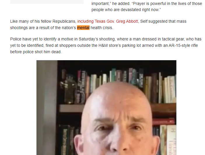 LanceASchart's tweet photo. @Piston711926949 @RepKeithSelf @MorningsMaria @virginiafoxx Let's not forget that after the #AllenStrong mass shooting that @RepKeithSelf called for more emphasis on the mental health crisis...
Where are those bills, @SelfForCongress? There's ONE earmark request for mental health BUT 11 bills supporting the NRA!
https://t.co/VSYVR1cpXW https://t.co/QSQTjdNLGa