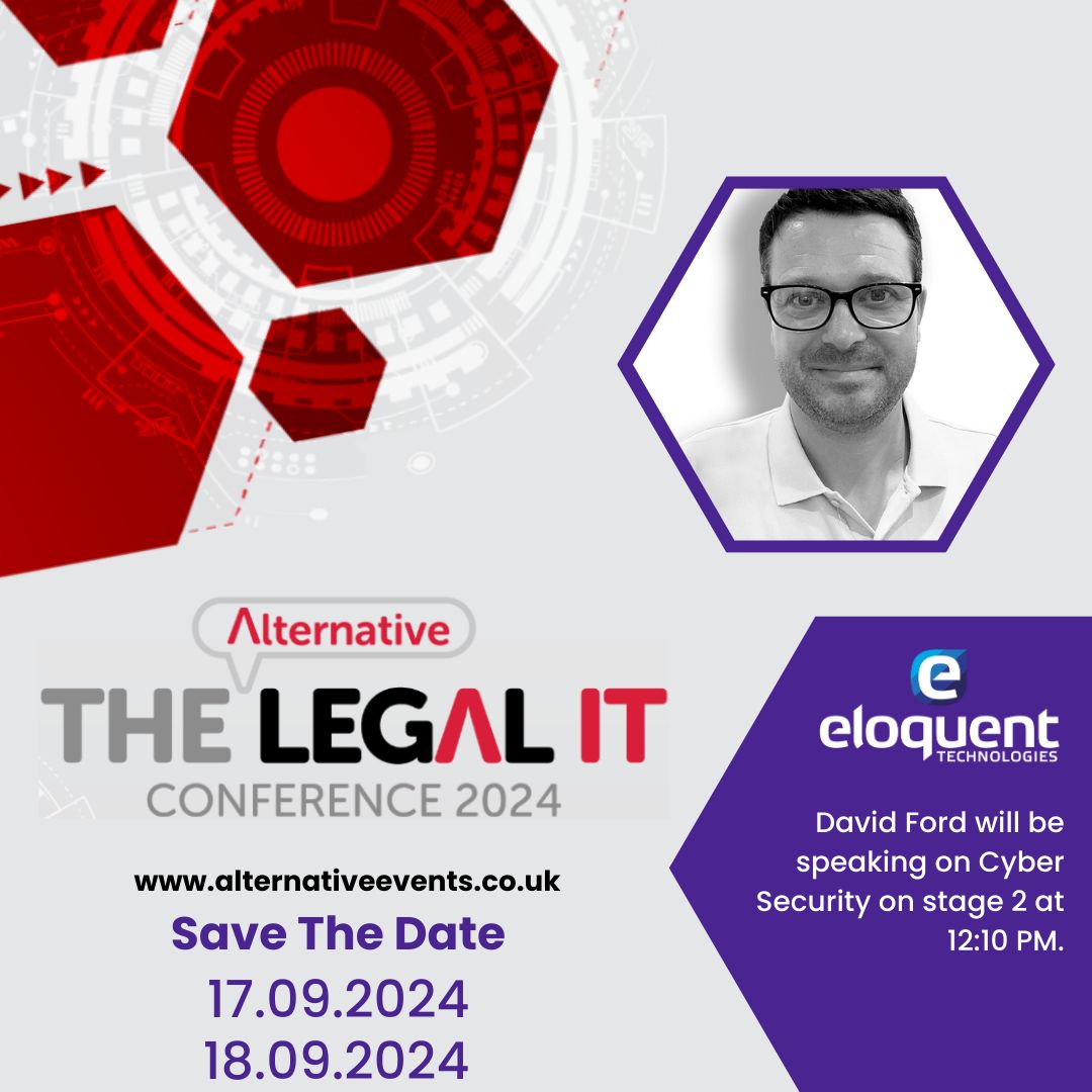 Eloquent Technologies (@eloquenttech) on Twitter photo The Alternative Legal IT Conference is almost here! Find us at stand 3 in the Olive Suite. Be sure to drop by if you’re attending to meet some of the team! <a href="/altevents_/">Alternative Events</a> The Alternative Legal IT Conference is almost here! Find us at stand 3 in the Olive Suite. Be sure to drop by if you’re attending to meet some of the team! <a href="/altevents_/">Alternative Events</a>