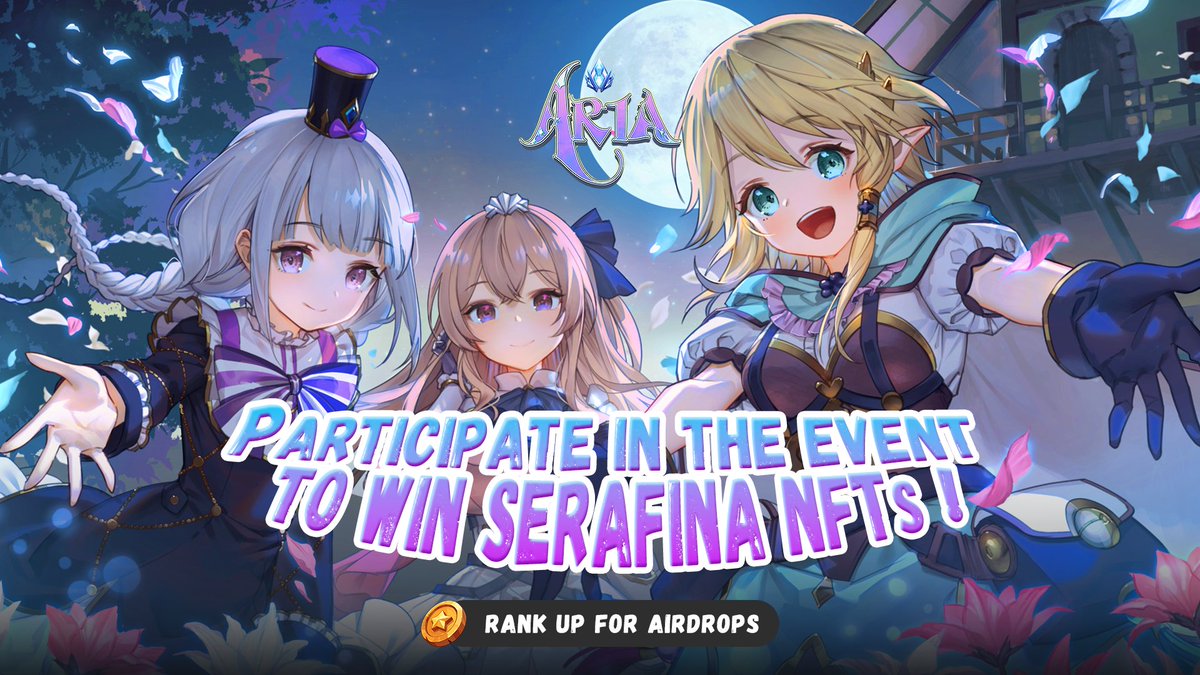 Attention, warriors and adventurers! The wait is almost over. Our <a href="/PlayAriaGame/">Aria</a> Launchbot is launching next Tuesday!📅

Gather your friends and get ready for the warm-up event, #TOPCARD, where you can win exclusive #Serafina #NFTs! Join our community at t.me/playaria to