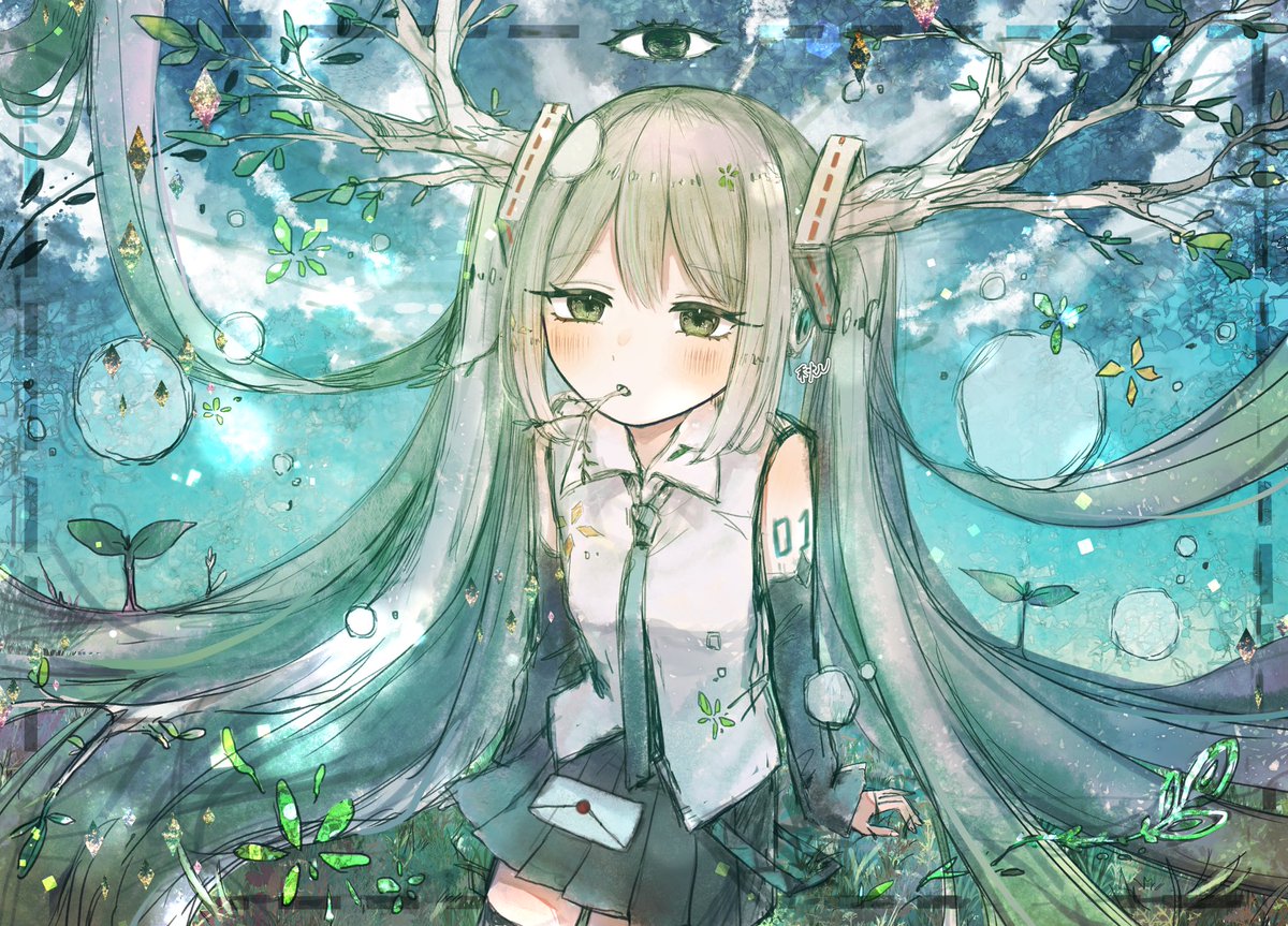 初音ミク 「#初音ミク誕生祭2024」|秋人のイラスト