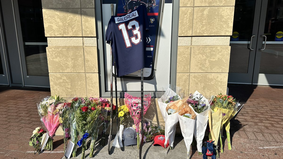 Hockey fans are honoring <a href="/BlueJacketsNHL/">Columbus Blue Jackets</a> player Johnny Gaudreau with a memorial outside <a href="/NationwideArena/">Nationwide Arena</a>. <a href="/SpectrumNews1OH/">Spectrum News 1 OH</a>