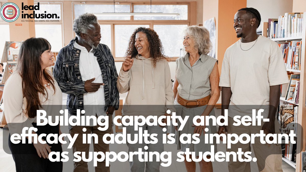 👩‍🏫 When #teachers request #students be pulled from their class, it's often due to lack of confidence that they can be successful in delivering what the #students need. Building capacity and self-efficacy in adults is as important as supporting students. #LeadInclusion