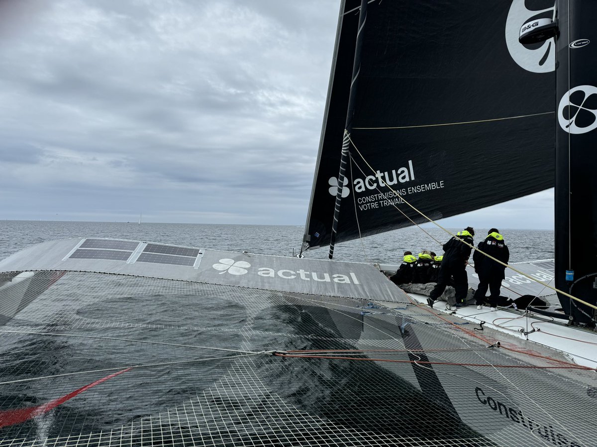 Avec l’équipe ACTUAL à la Trinité-sur-Mer. Un bateau unique qui allie technicité et performance. La compétition tire la filière nautique. Bravo au skipper <a href="/_AnthoMarchand/">Anthony Marchand</a> et aux 20 collaborateurs qui ont développé cette « F1 » des mers.

<a href="/GroupeACTUAL/">Actual group</a>