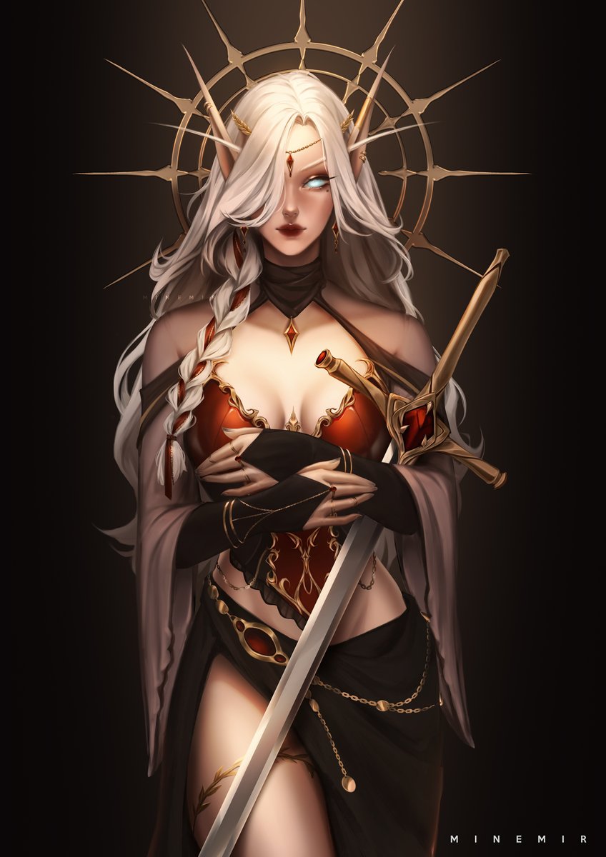 Minemir_'s tweet image. It will cost you $0 to RT my work 🖤