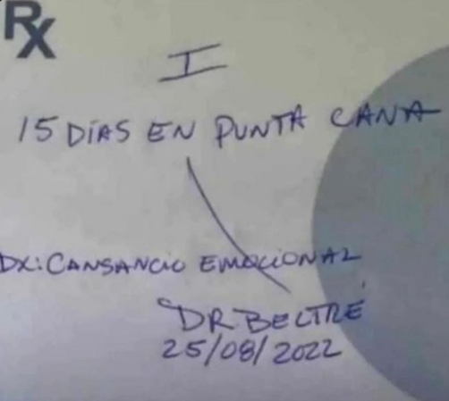 Lo que me receto el doctor 😍