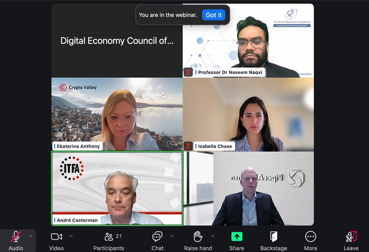 📍How the #UK 🇬🇧 can become a world leader in #Crypto, Web3 and Digital Assets?

Under the new Labour #government, how would the Web3 #industry evolve and flourish, and what are the #challenges and opportunities for the #policymakers and #regulators?

🎤 Earlier today, our