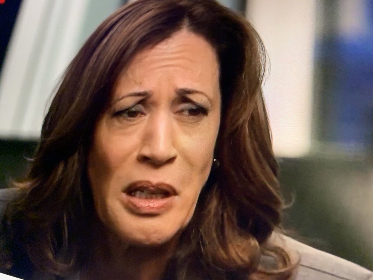 HuntManLiberty's tweet image. Lying laughing Communist Comrade Kamabla #KamalaHarris #CNNInterview #Harris #kamalashypocrisy #Kamala #TimWalz #GenZ #BlackTwitter #WomensRightsAreHumanRights #WomenVoters Kamala did terrible in her interview. She gave no path forward and just rambled. How embarrassing..
