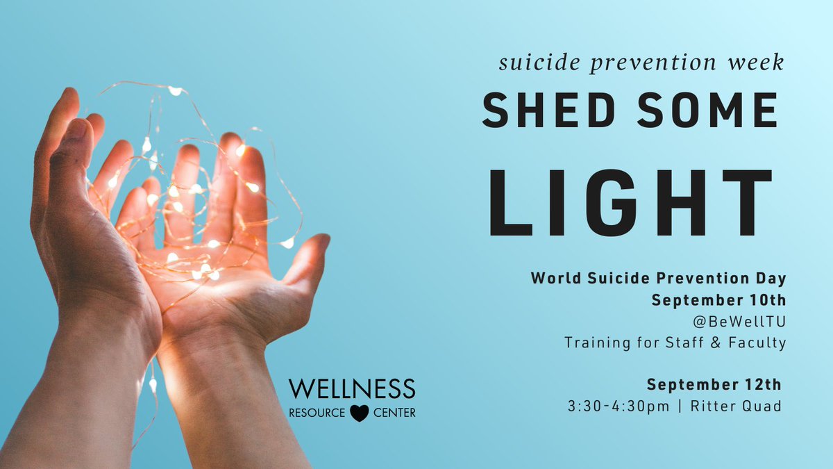 Everyone plays a part in changing the conversation about mental health. As we approach #SuicidePreventionWeek, we want to highlight some opportunities to learn more about ways to support loved ones, how to get involved on campus and how to cultivate communities of care.