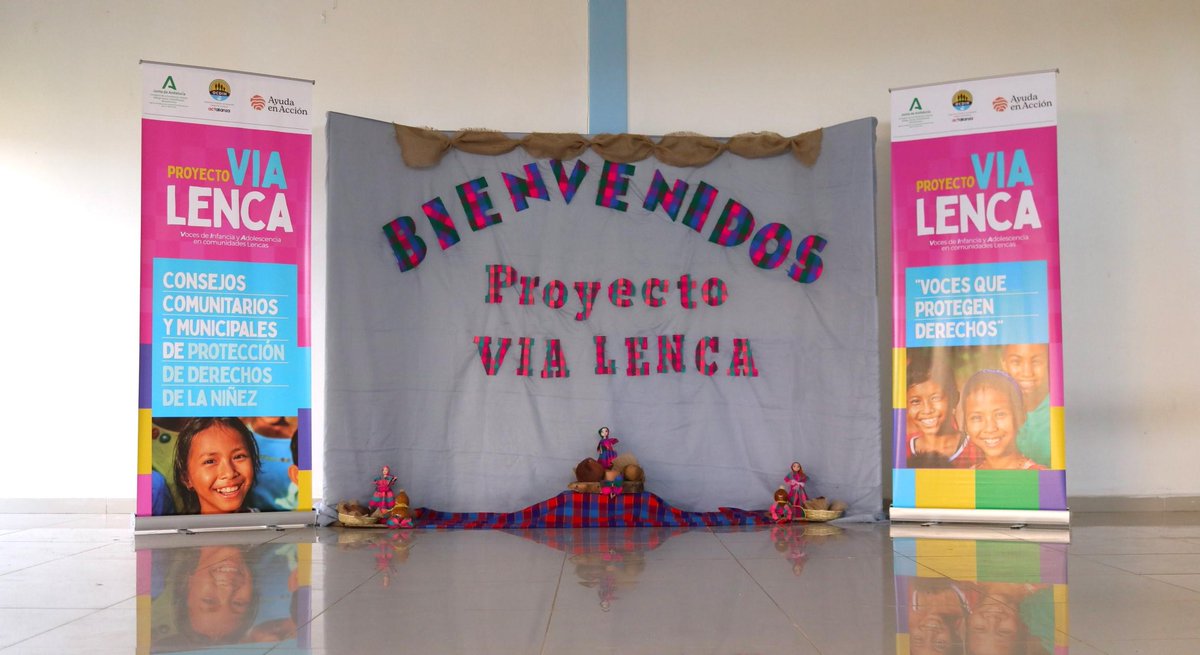 ayudaenaccion's tweet photo. En Honduras dimos la bienvenida al proyecto VIA LENCA (Voces de Infancia y Adolescencia en comunidades lencas) que contribuirá a prevenir la violencia contra niñas de comunidades lencas🇭🇳
Este proyecto ha sido financiado por @AndaluciaJunta, que ejecutamos junto a #OCDIH 🙏🏽 https://t.co/FnUuisK9H0