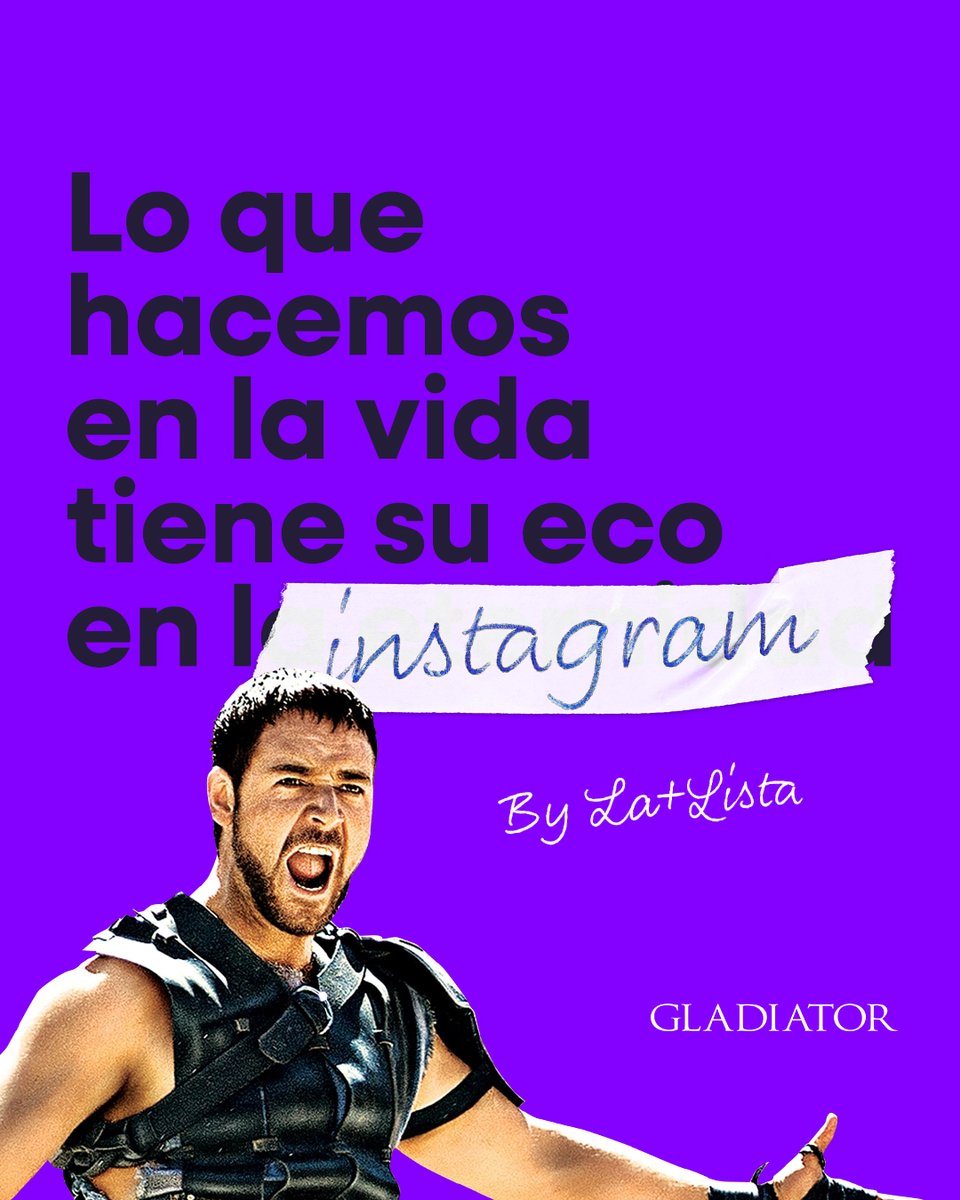 Siempre te quedarán tus stories para recordar las vacas... Y un clasicón como #Gladiator para reconciliarte con tu sofá
wl.movistarplus.es/ficha/?id=2182…