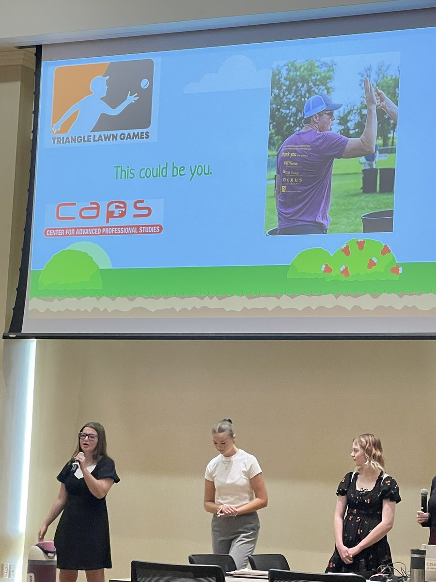 CF_CAPSEdu's tweet photo. First step on the CAPS journey is sometimes the hardest— only up from here! Way to go associates pitching your creative ideas yesterday! #amstrand #designsprint #trianglelawngames https://t.co/wtcEpG21ww