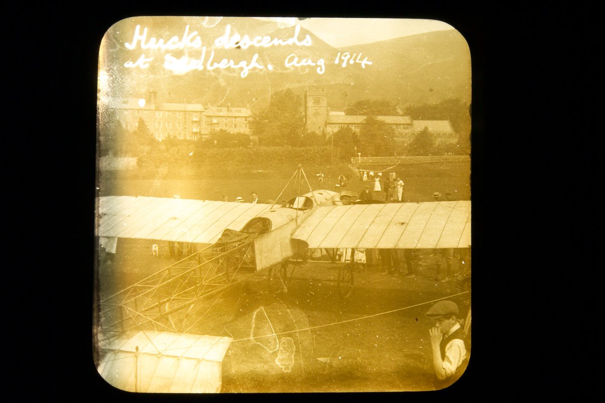 This weekend Sedbergh School welcomes back our pupils from around the globe. The cricket pitch is ready for any parents dropping their children off by plane, following the example of these folks from August 1914... another treasure from our archive collection.