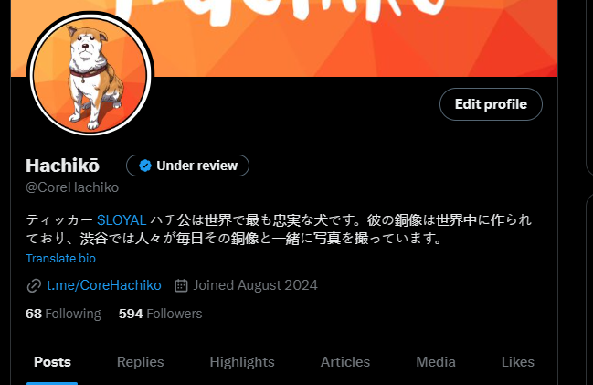 Blue tick SOON

LFG🧡