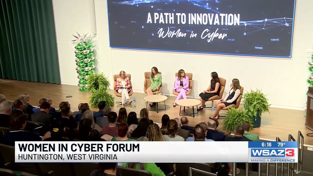 Today's Thought: <a href="/Marshallu/">Marshall University</a> #WomeninCyber forum gathered female leaders at the forefront of cybersecurity. Discussion topics included conquering goals, becoming successful, &amp; more. <a href="/SritaKaren/">Srita K.👩🏻‍💻</a> <a href="/illena_a/">illena armstrong</a> <a href="/SheSponse/">J.</a> <a href="/ElissaBeth/">Elissa</a> <a href="/xmlgrrl/">Eve Maler</a> - What do you think?

wsaz.com/2024/08/19/mar…