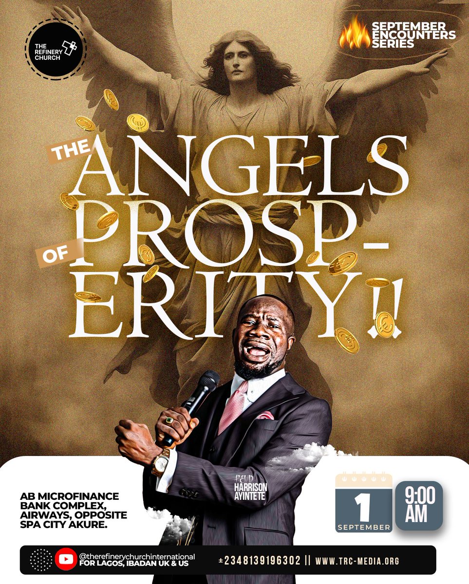 GoodnessNation's tweet photo. God's angels give us outcomes of prosperity against all odds.

The unseen influencing the seen to God's glory!

Join us for September Encounters and we begin this Sunday by engaging Angels of prosperity.

9am accross our churches. https://t.co/ouiQMkOmnb