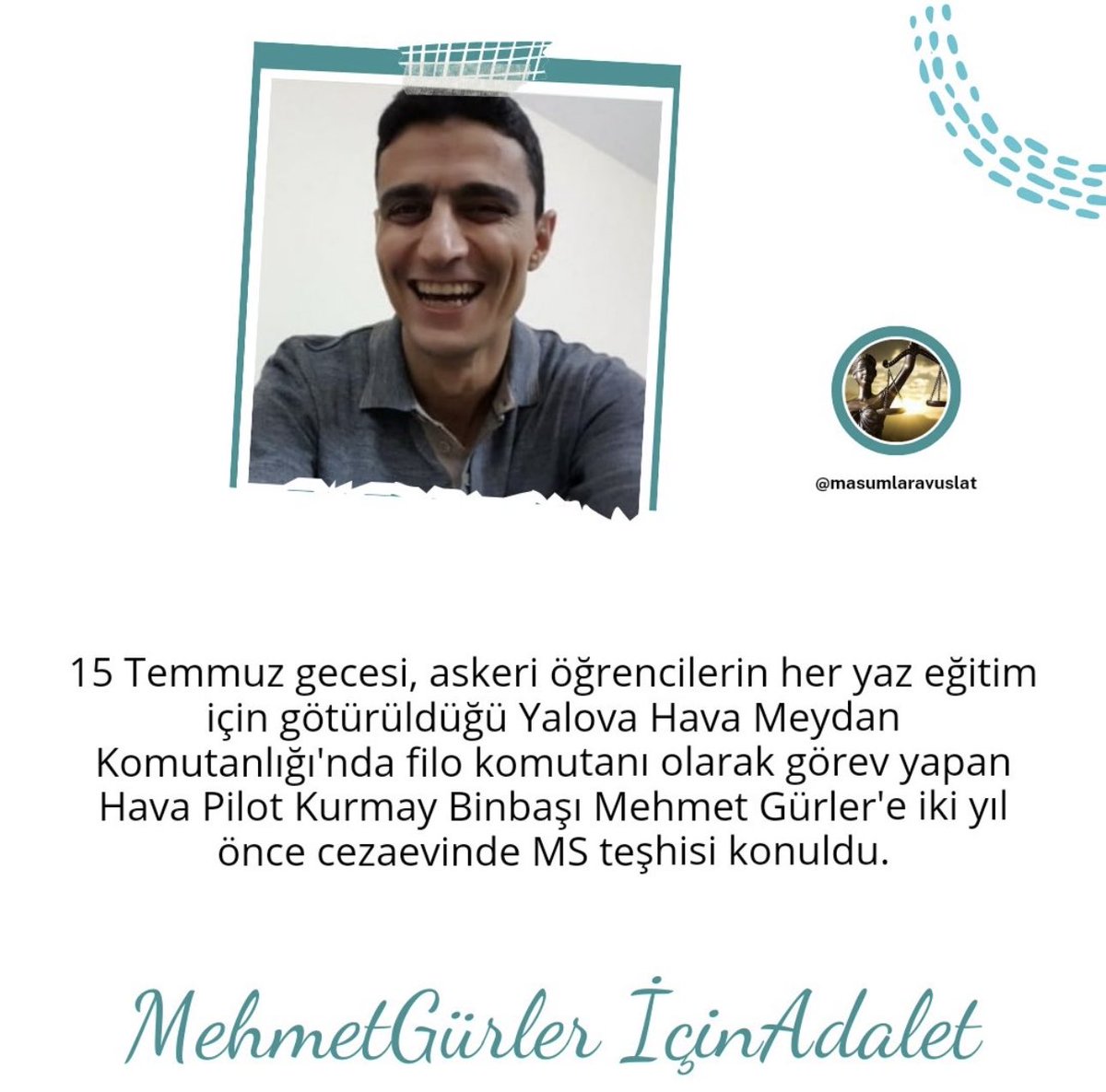 MehmetGürler İçinAdalet

Bu kadar hasta olmasına rağmen Mehmet Gürler Kocaeli’den Elazığ’a 12 saat tabutluk denilen cezaevi aracıyla naklettiler Allah’tan korkmuyor kuldan da utanmaları kalmamış bunların

Atatürk Rabiot Diyanet Zaferi