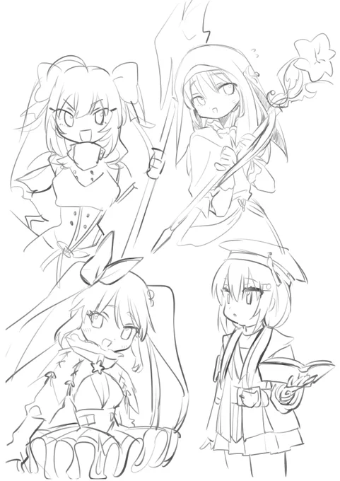 FA書きたかったな～ FF14パロがだいすきなため
これは4年前くらいに描いたパロ 