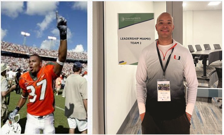 MikeLangleyFL's tweet photo. 37-20. 41-16. 38-33. With only one day left until the matchup against our rivals in Gainesville, it's a reminder that my class went 3-0 against the Gators. So, whether I'm representing @CanesFootball or #LM46Fall, #UAlreadyKnow that for me #ItsAllAboutTheU. #GoCanes #BeatUF https://t.co/kLV44nYrr6