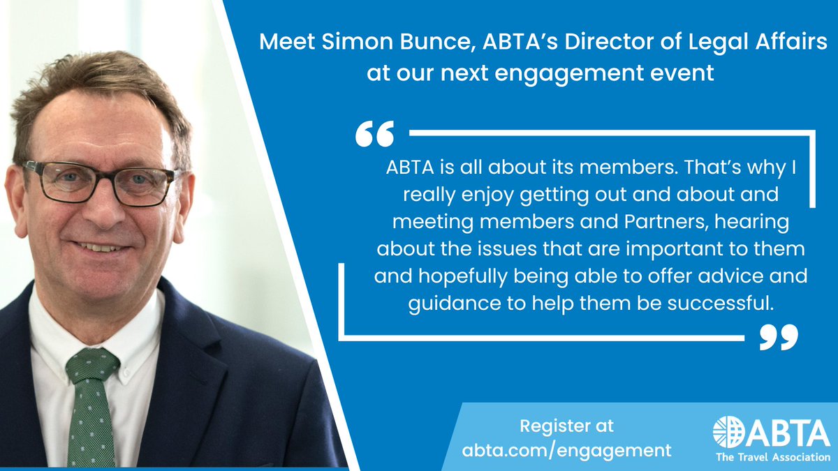 On Sept 5, we are in Manchester for our next Member Get Together. Come along and have a chat with Simon Bunce, our Director of Legal Affairs and the team, alongside our sponsors Clyde &amp; Co, Discover Tunisia and Worldpay.
Register here bit.ly/4d2XIsF