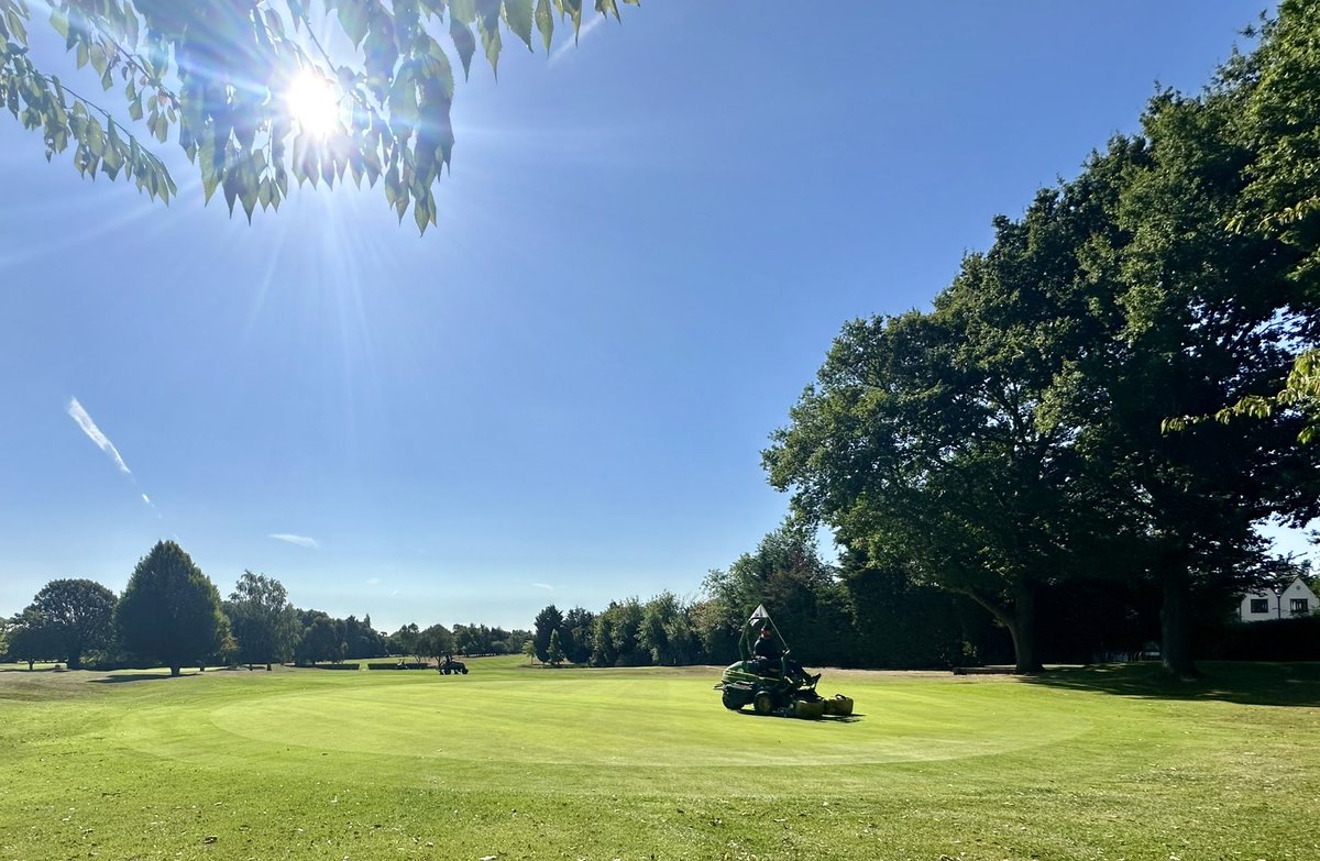 LH4487's tweet photo. ☀️👌 Course looking spot on for Pro-Am, proud to be a part of an awesome team! 💪 @Romfordgolfclub @Wellsy060586 @AntzXVI @TylerGFive https://t.co/sGrqfLA0n5