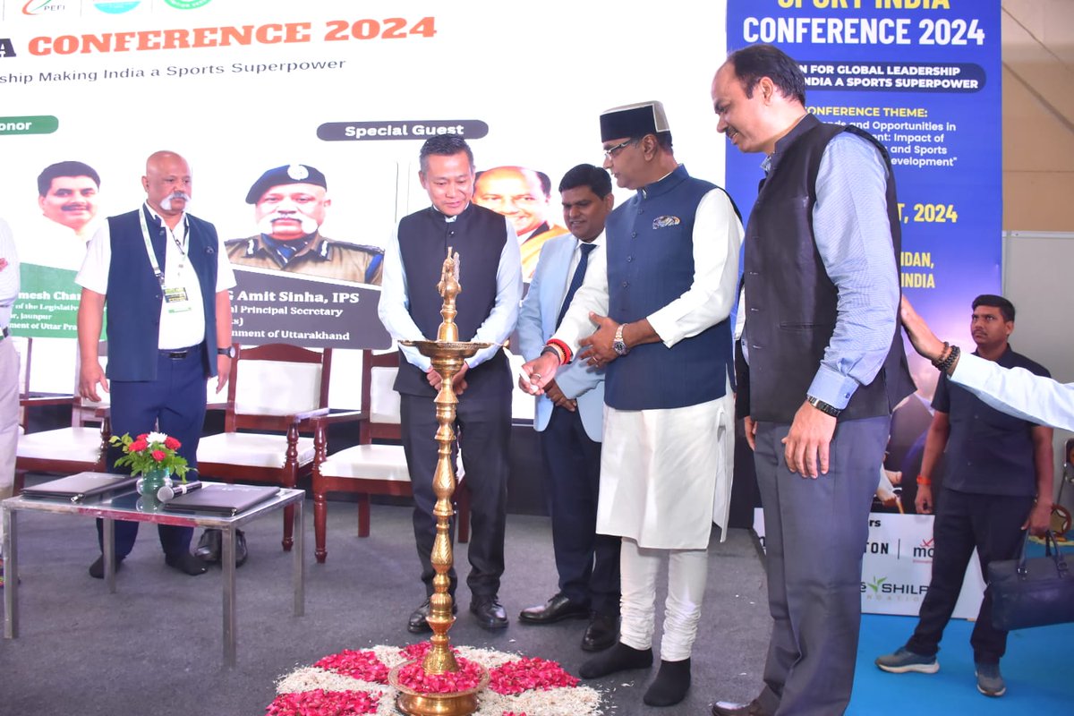 OfficeOf_MM's tweet photo. आज @SportIndiaExpo  2024 के उद्घाटन पर वर्चुअल रूप से शामिल हुआ। इस एक्सपो का उद्देश्य युवा खिलाड़ियों को प्रेरित करना है। PM श्री @narendramodi  जी के नेतृत्व में भारतीय खेलों को नई दिशा और ऊर्जा मिली है। @FitIndiaOff   पहल ने खेल और स्वास्थ्य के प्रति जागरूकता बढ़ाई है। https://t.co/NJdV1Gxehw
