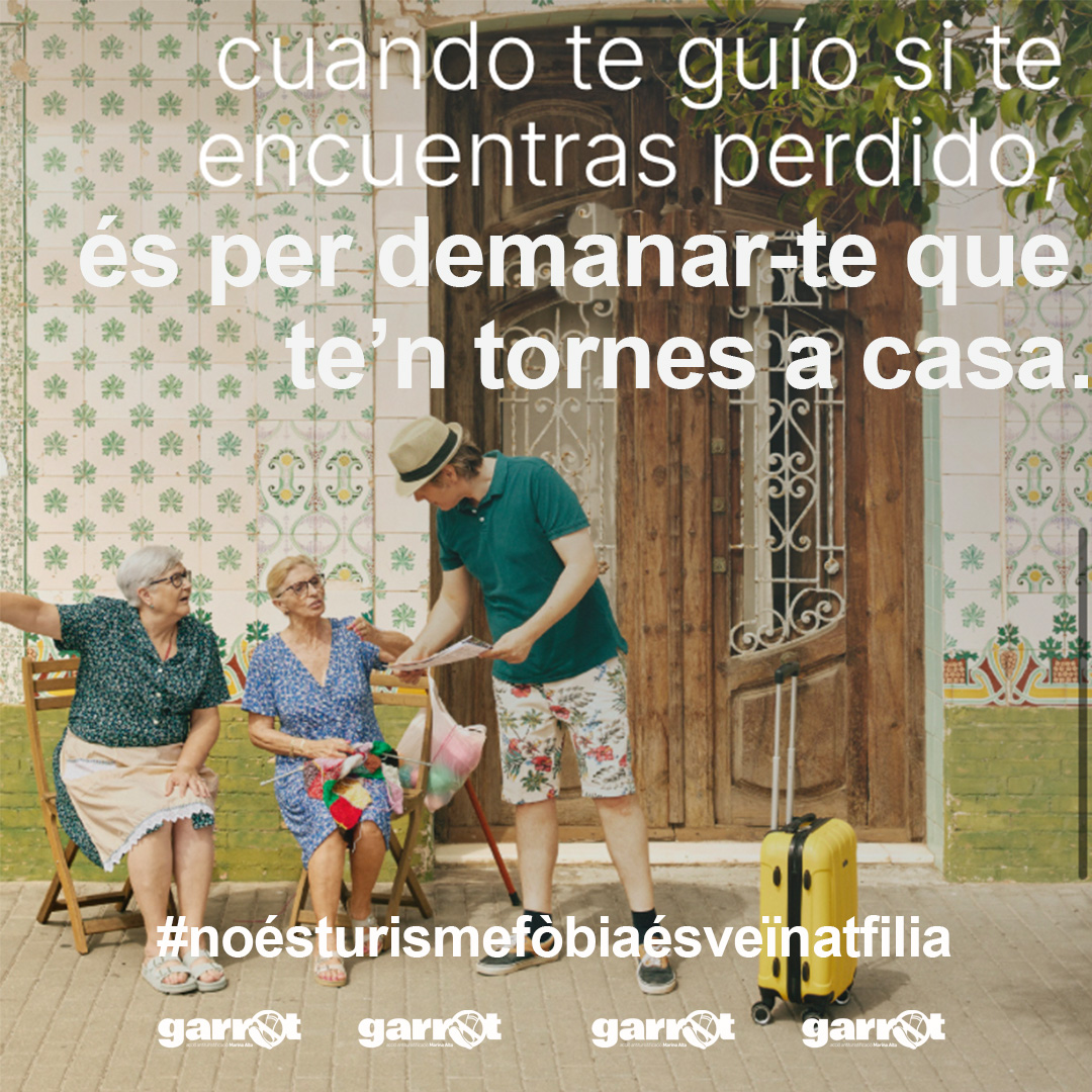 GarrotAccio's tweet photo. 🤨Podeu posar tot el maquillatge que vulgueu, però no tapareu mai la nostra realitat:

La Marina Alta està en un procés de turistificació!🆘

Garrot a totes les campanyes que silencien lluites.🚫 https://t.co/EdnNfyaPL9