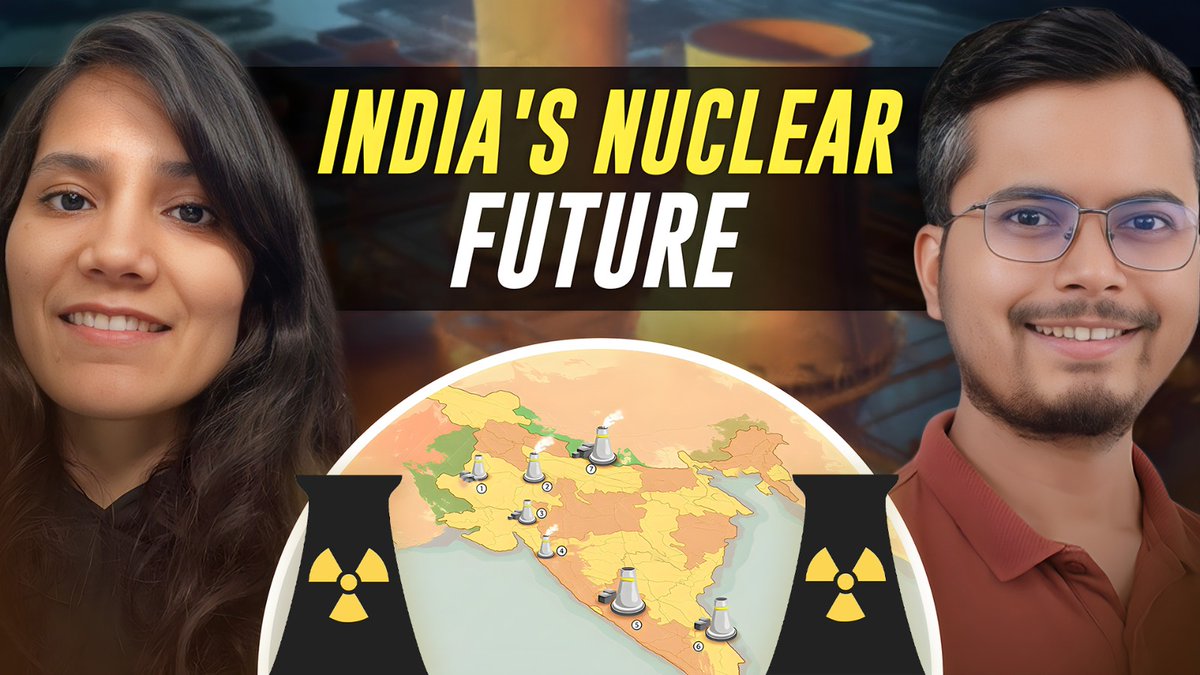 icurioussharma's tweet photo. Did an exciting podcast with  Nuclear Engineer, @arnabdeka 

We talked about interesting things like:

🔹 Invention of Nuclear bombs & how they’ve evolved over a period of time.

🔹 Are we sitting on a ticking time bomb, can a Chernobyl-like event happen in India?

🔹 The untapped potential of Nuclear energy to generate electricity and the science behind it.
And much more…

It’s one of the most interesting conversations I’ve had so far on the podcast.

If you enjoy optimistic science and want to know about India’s potential of Nuclear energy, then you’re absolutely going to love this podcast.

Dive into this intense conversation on Nuclear Future of India.

The link is below!