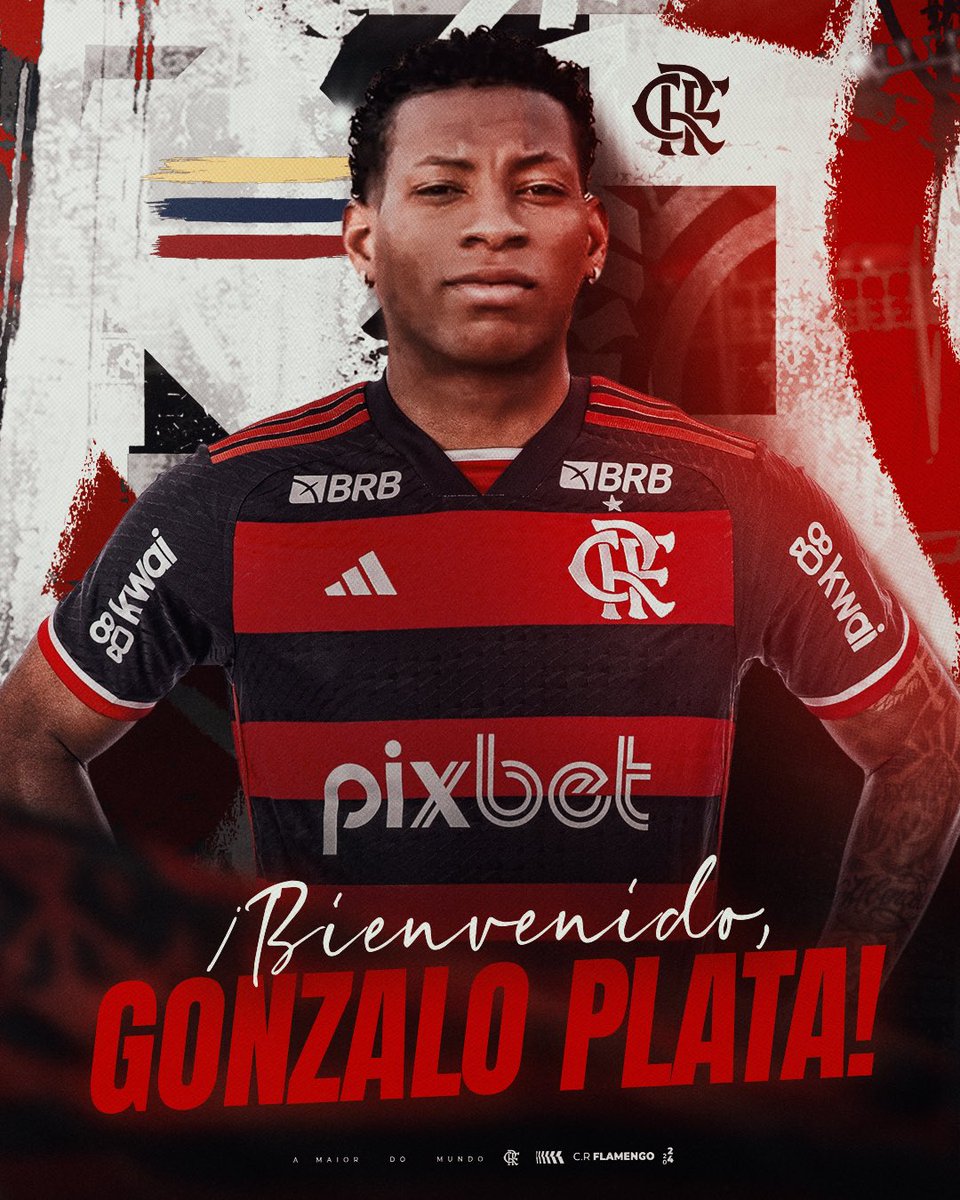 Flamengo_es's tweet photo. ¡¡BIENVENIDO GONZALO PLATA!!❤️🖤 https://t.co/lh0WEEEvSg