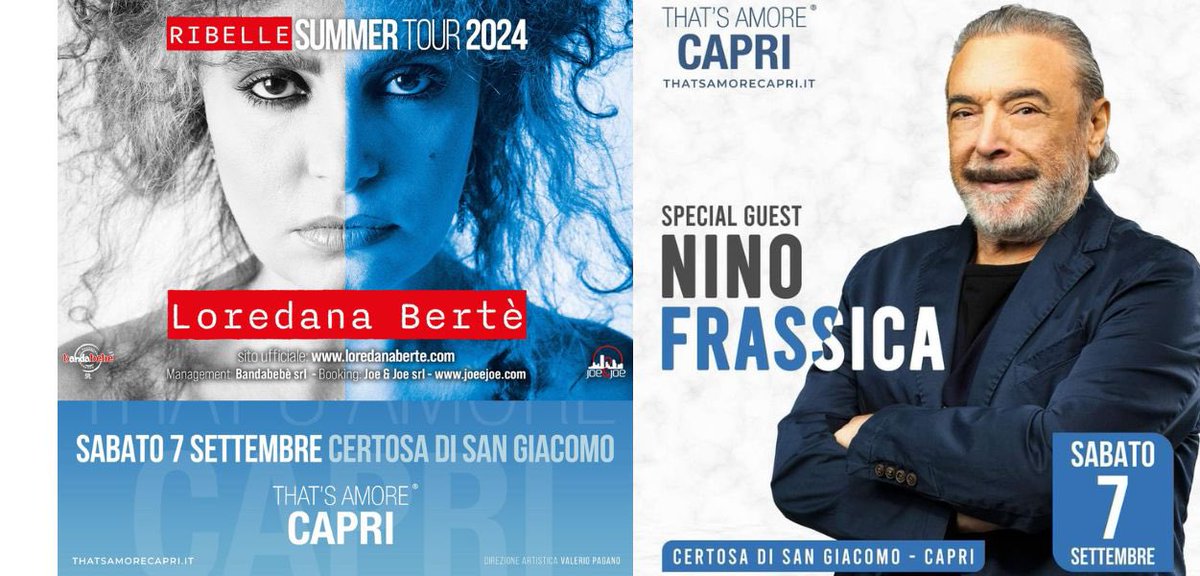 CAPRI SI PREPARA AL GRANDE EVENTO: “THAT’S AMORE CAPRI 2024”

mycapri.it/lens_portfolio…
 #capri #thatsamorecapri #bertè #frassica #certosa