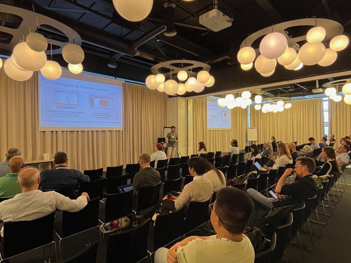 We leave #AQUA24 with our hearts full. IWe had the opportunity to present the @SEA2SEE Project and our use of @SPAROS, Lda tools developed under the #NoviFEED project. Exciting innovations are on the way!

 #FEEDNETICS #FiTfeedingtables #BlueAquaEdu #corvinabySEAentia