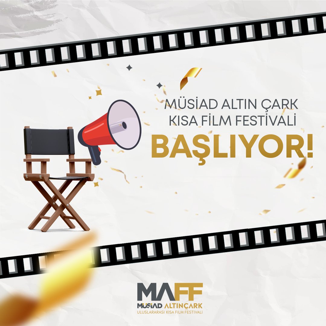 Beklenen Günler Geldi!

MAFF - MÜSİAD Altın Çark Kısa Film Festivali başvurularımız 15 Eylül 2024 tarihinde başlayacak. 

Başvuru ve katılım şartları için altincark.com’u ziyaret edebilirsiniz. 🏆

#kısafilm #shortfilm #filmfestivali #müsiad #altincark #maffaltincark