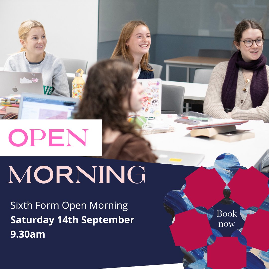 Experience for yourself the quintessential spark, a shared yet indefinable feeling that makes life here "so Tudor" (as so many parents, pupils, staff &amp; Old Tudorians put it).

🏵️ Book now
tudorhallschool.com/open-morning-r…

#SixthForm #OpenMorning #girlsschool #Oxfordshire #dayandboarding