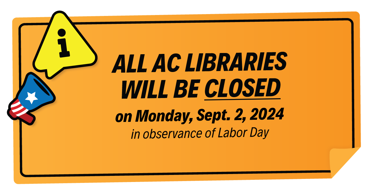 aclib's tweet photo. All libraries will be closed on Monday, September 2 in observance of Labor Day. You can still enjoy digital content 24/7 with your library card: download & stream #EBooks, #EMagazines, movies, music, and more. https://t.co/JK2xHLAYCq