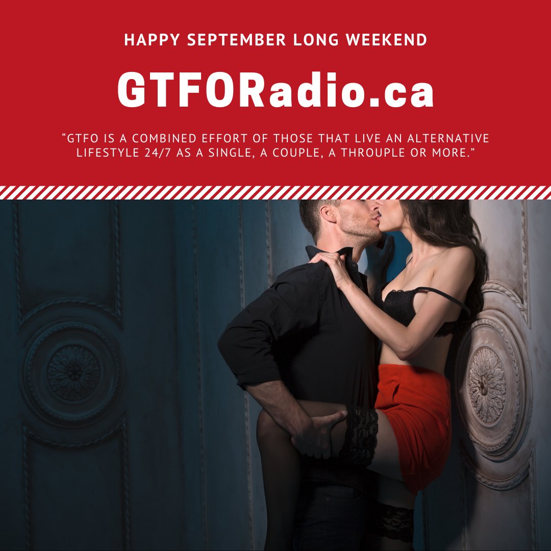 What are you getting up to this long weekend? I know what we are doing. 😈
GTFORadio.ca

#polyamory #relationships #ethicalnonmonogamy #radio #talkradio #adult #gtfo  #gtforadioxxx #kinkcommunity #domsublife #kinklife #kinkeducator #alternativelifestyle #podcastshow