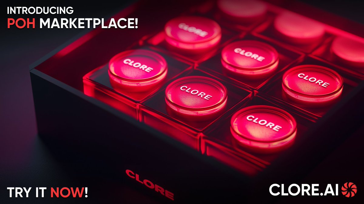 clore_ai's tweet photo. ๐POH Marketplace is Now Live! ๐
Weโre thrilled to announce the launch of the POH Marketplace, a game-changer for the Clore community! ๐
๐ฐ Lease Clore Coins and Earn Rewards!
Now, every Clore user can earn rewards just by holding and leasing Clore Coins on the POH Marketplace. Itโs easier than ever to make your Clore holdings work for you. ๐ธ
๐ How It Works:
โข For Users: If you have Clore Coins in POH, you can now lease them to others and start earning rewards instantly! No need to run servers โ just lease and profit! ๐ต
โข For Hosts: If youโre hosting servers on the marketplace, you can rent Clore Coins from others to boost your rewards even further. Itโs a win-win strategy! ๐
And hereโs the best part โ $clore wonโt take any fees at the start! Thatโs right, 0% fees for all users, so you get to keep 100% of your earnings! ๐
This new feature levels the playing field, allowing everyone in our community to benefit, whether youโre a seasoned server host or just holding Clore Coins. ๐
๐ Get Started Now: Visit the POH Marketplace and start leasing your Clore Coins today: https://t.co/CZyGY4MFJz
Remember, this is still in beta. Weโre ready to hear any advice, suggestions, or ideas for new features from our amazing community! Your feedback is invaluable to us. ๐
Letโs grow together and make the most of this fantastic opportunity! ๐
#cloreAI #depin #ai