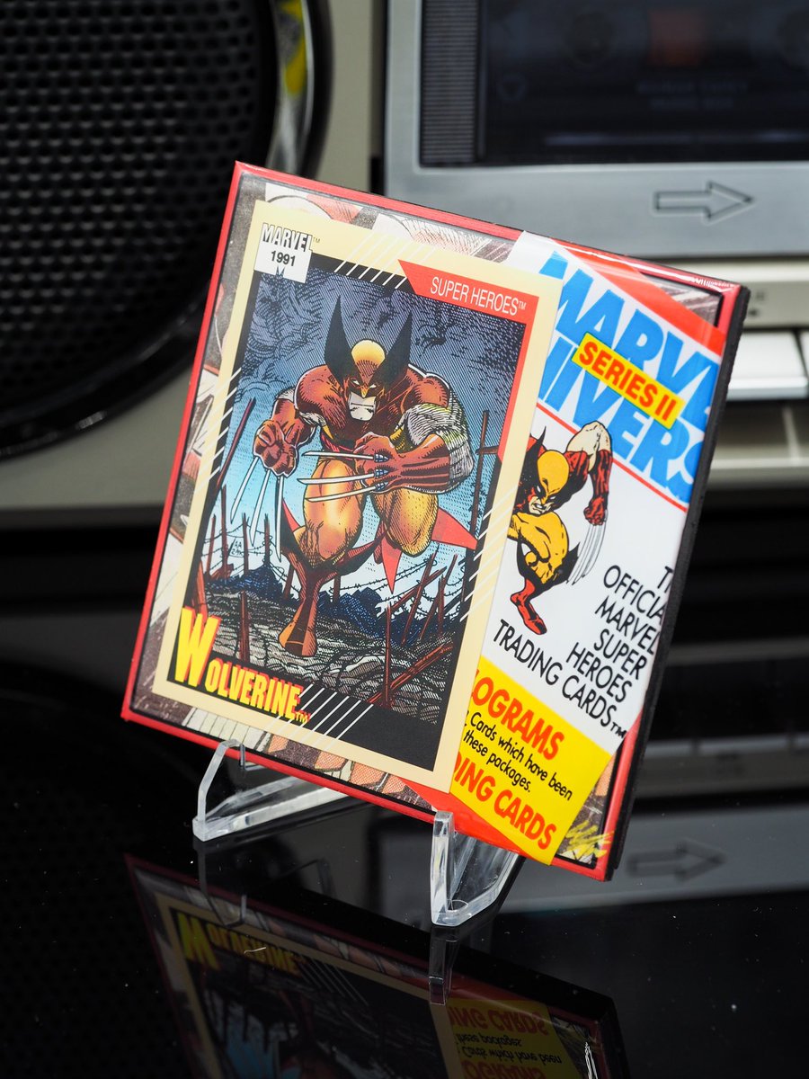 CardTiles's tweet photo. Posting a Wolverine tile from my last batch. This one-of-one variation uses a page from a 1989 X-Men’s Havok comic book. 

This tile is sold (thank you 🙏)

#classiccardtiles #wolverine #marvel #comicbooks #wolverinefans #wolverinefanart #waxpacks https://t.co/cWT8QzBQKV