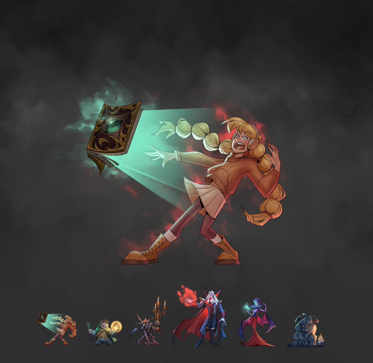 Stylized Character 4/6 
Theme: Hidden World   
#Oc #originalcharacter #characterdesign #artmoots #art #ArtistOnTwitter #arttwt #digitalpainting #illustration #conceptart #artistsupport #cartoon