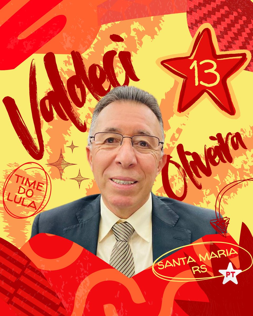 📌 Candidata a Prefeita na cidade de Caxias do Sul: Denise Pessôa <a href="/denisespessoa/">Denise Pessôa</a> #vote13
📌 Candidato a Prefeito na cidade de Pelotas: Fernando Marroni <a href="/fernandomarroni/">Fernando Marroni</a> #vote13
📌 Candidato a Prefeito na cidade de Santa Maria: Valdeci Oliveira <a href="/Valdeci13RS/">Valdeci Oliveira</a> #vote13