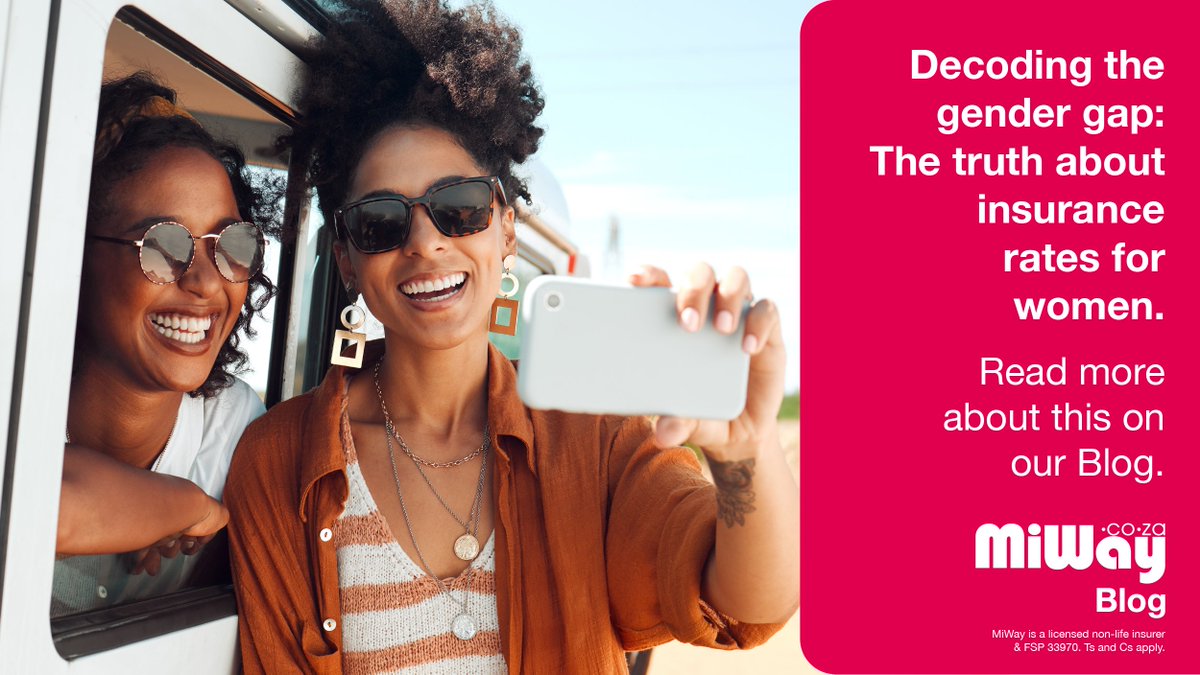 miwayinsurance's tweet photo. On average, young women are involved in fewer accidents than young men, leading to lower insurance premiums for some female drivers. However, many factors influence premium rates over time. Read more here: https://t.co/88XXrmBJ7p on the MiWay Blog. #MiWayBlog #ReadingCorner https://t.co/1WyfmNo4Bd