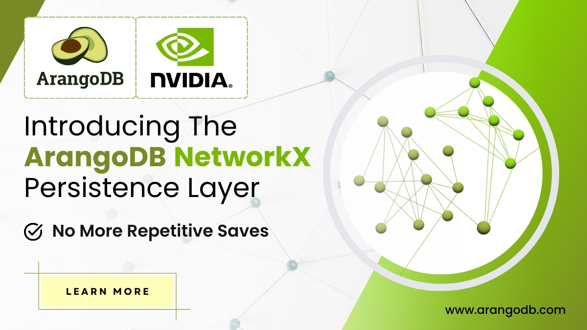 arangodb's tweet image. Introducing the ArangoDB NetworkX Persistence Layer
Store your NetworkX graphs long-term with ArangoDB—no more repetitive saves or reprocessing! :rocket: #GraphTech #AI
Learn More :- okt.to/aIKt5n
#GraphTech #NetworkX #AI