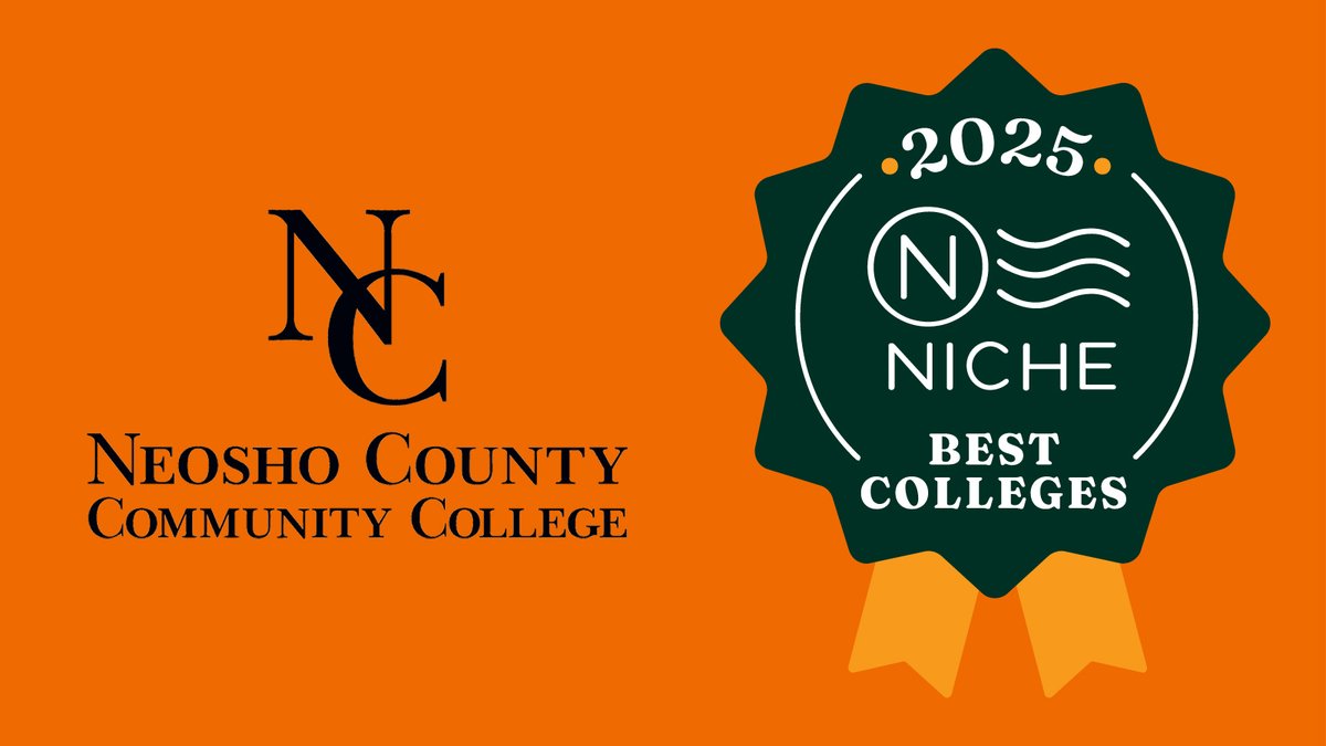 Neosho County Community College was recently ranked as the No. 3 Best Community College in Kansas by college information aggregator, Niche. This was the highest ranking among community colleges in Southeast Kansas.

Read more here: neosho.edu/Prospective-St…