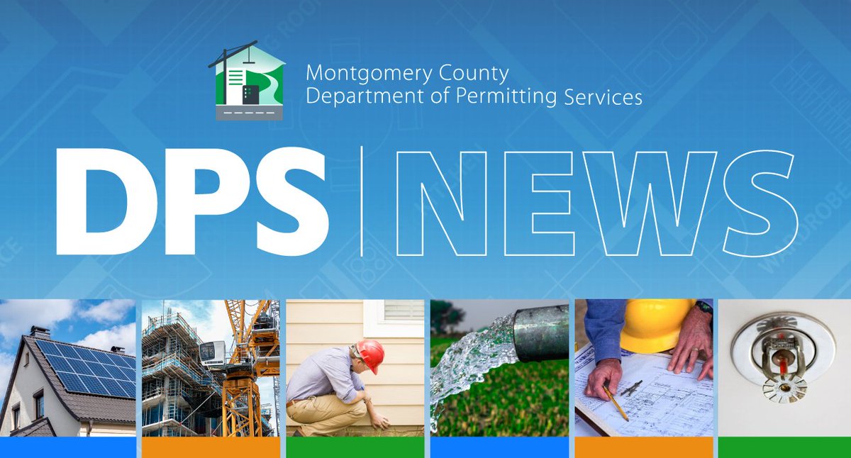 MontgomeryCoMD's tweet image. Stay connected to the Dept. of Permitting Services! Subscribe to the DPS newsletter, "Constructive Comments," and follow the Permitting Services Podcast!
📰➡ow.ly/HK4r50T9MCN.
🎙🎧▶ow.ly/3T9i50T9MCO.
#FridayFollow #ProjectPartner